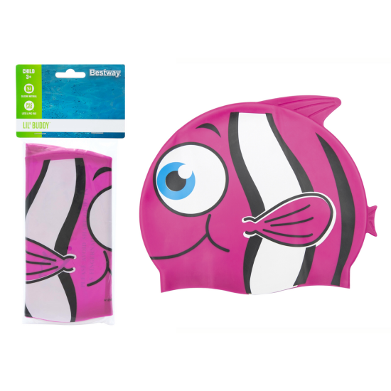 BESTWAY plaukimo kepurė Lil' Buddy, Rose